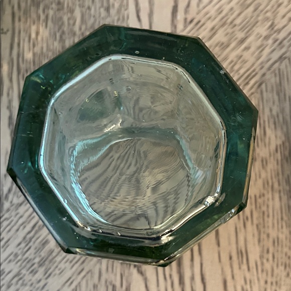 Set of Two Green Glass Jars with Cork Lids - Picture 9 of 9